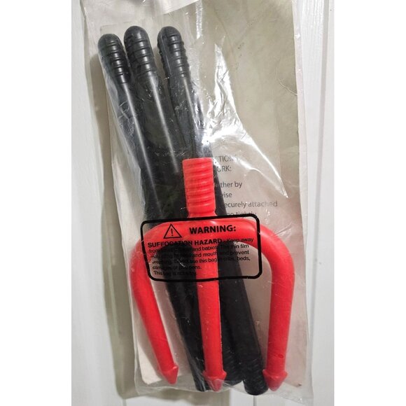 Devious Devil Costume Girls 12-14 Red Dress Horns Pitchfork Halloween Kids NEW - Picture 4 of 4